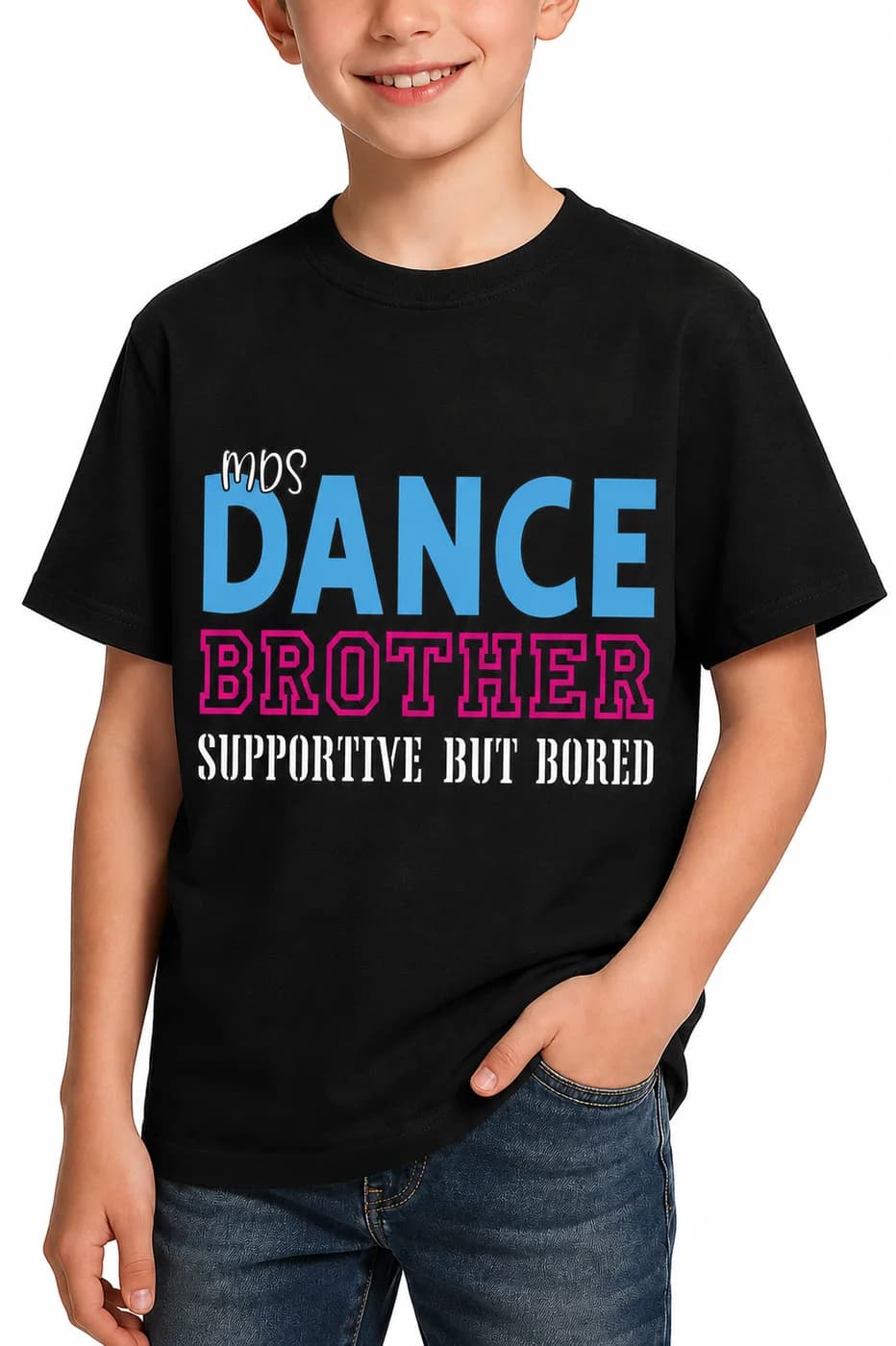 “Dance Brother” tee, Black