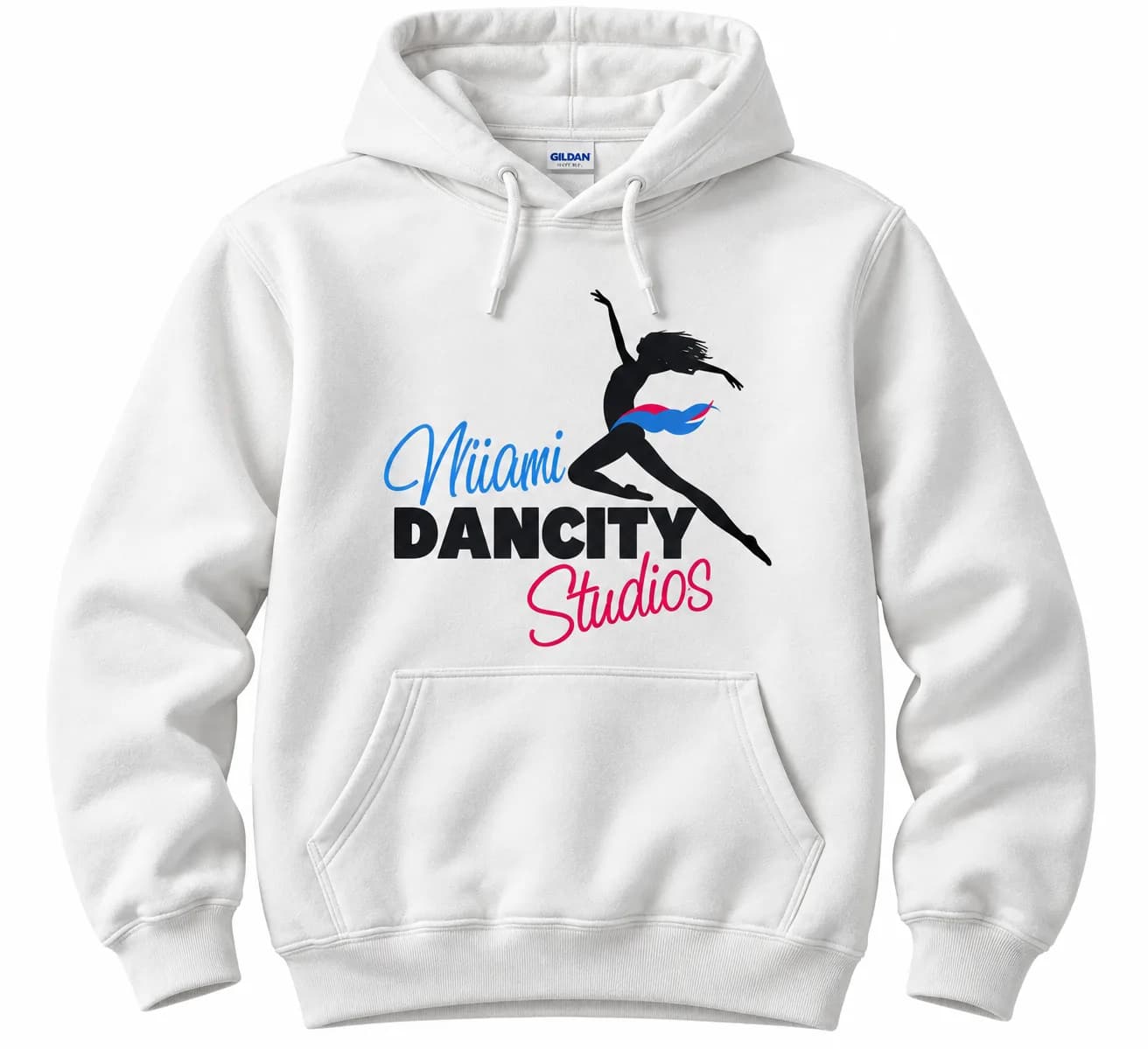 Miami Dancity hoodie, White